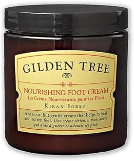 Nourishing Foot Cream with Organic Aloe Vera and Shea Butter, 8 ounce jar, Heals Dry Skin, Cracked Heels, Calluses and Softens Rough, Flaky Dead Skin