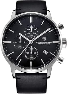 Pagani Design PD2720k Quartz Chronograph Sports Watch - Waterproof Stainless Steel Business and Casual Watch for Men