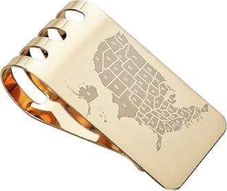 LindenleMoney Clip Spring Steel Cash Clips Large Capacity Minimalist Front Pocket Wallet