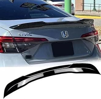 AUTOXBERT Spoiler Wing Compatible with 2022 2023 2024 2025 2026 Honda Civic Sedan Sport Rear Trunk Spoiler Wing Lip for Honda Civic Sedan Accessories (Glossy Black)