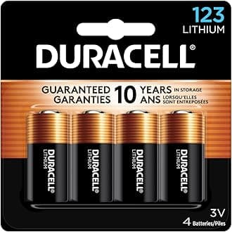 Duracell - 123 High Power Lithium Batteries - 4 count
