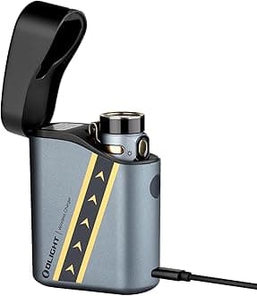 Baton4 Premium Edition EDC Flashlight 1300 Lumens with Type-C Charging Case, Powered by Rechargeable Battery, Small LED Light IPX8 Waterproof for Camping (Fighter Pilot)