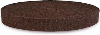 Heavy Cotton Webbing 1 1/2 Inch - Straps for Arts and Crafts - 5, 10, 25, or 50 Yards, Over 10 Colors - MATADOR USEFUL GOODS (Brown, 50 Yards)