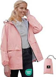 SaphiRoseWomen Casual Coat Rain Coat