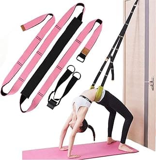 Back bend Assist Trainer - Improve Back and Waist Flexibility, Door Flexibility Stretching Strap, Home equipment for Ballet, Dance, Yoga, Gymnastics, Cheerleading, Splits