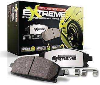 Front Brake Pads For Chevrolet Camaro 2012-24 |Corvette 2015-19 |Dodge Challenger 2015-23 |Charger 2015-23 - Z26 Carbon-Fiber Ceramic Brake Pads With Installation Hardware, Z26-1405