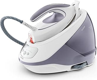 Tefal Express Protect Steam Generator Iron, 130 g/min Steam Output, 530 g/min Steam Boost, 7.5-Pump Bars with No-Setting System and Removable Calc Collector, SV9203G0