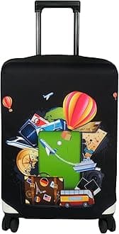 Travel Luggage Cover Suitcase Protector Fits 18-32 Inch Luggage