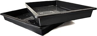 Hydroponics Tray with Water Drainage Holes | 1.5ft * 2ft | 3 inch Depth | Pack of 5 | Germination,Microgreen,Wheat Grass, Fodder Tray
