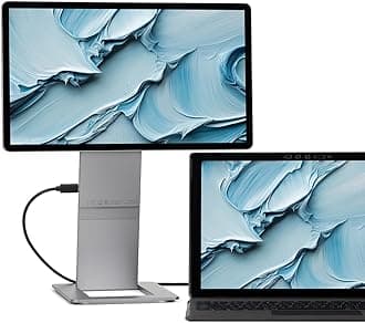 FlipAction Touch 14" Premium Portable Monitor SFA14TCMG | FHD IPS Pivoting Dual Laptop Screen | Touchscreen for Cellphone, Gaming, and Travel | PC, Chrome, Android, DeX Compatible