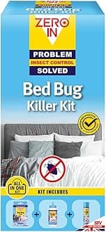 All-In-One Bed Bug Killer Kit. Prevent Reinfestations. Kills Bed Bugs, Eggs & Larvae. Value Kit Includes Bed Bug Traps - 5 Pack; Bed Bug & Dust Mite Powder; Bed Bug & Dust Mite Killer Aerosol