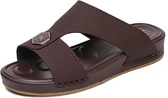 – Arabic Slippers Men's Sandal Light Weight Slip On Ultra Soft Massage Grip Breathable Medical Water Proof Traditional Outdoor Arabic Sandals for Slippers Men