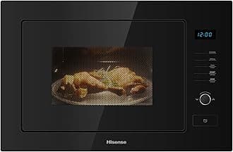 Hisense HB25MOBX7GUK Integrated 25 Litre Microwave With Grill - Black, 38.8 x 59.5 x 38.8 cm (L x W x H) , 900W [Energy Class B]