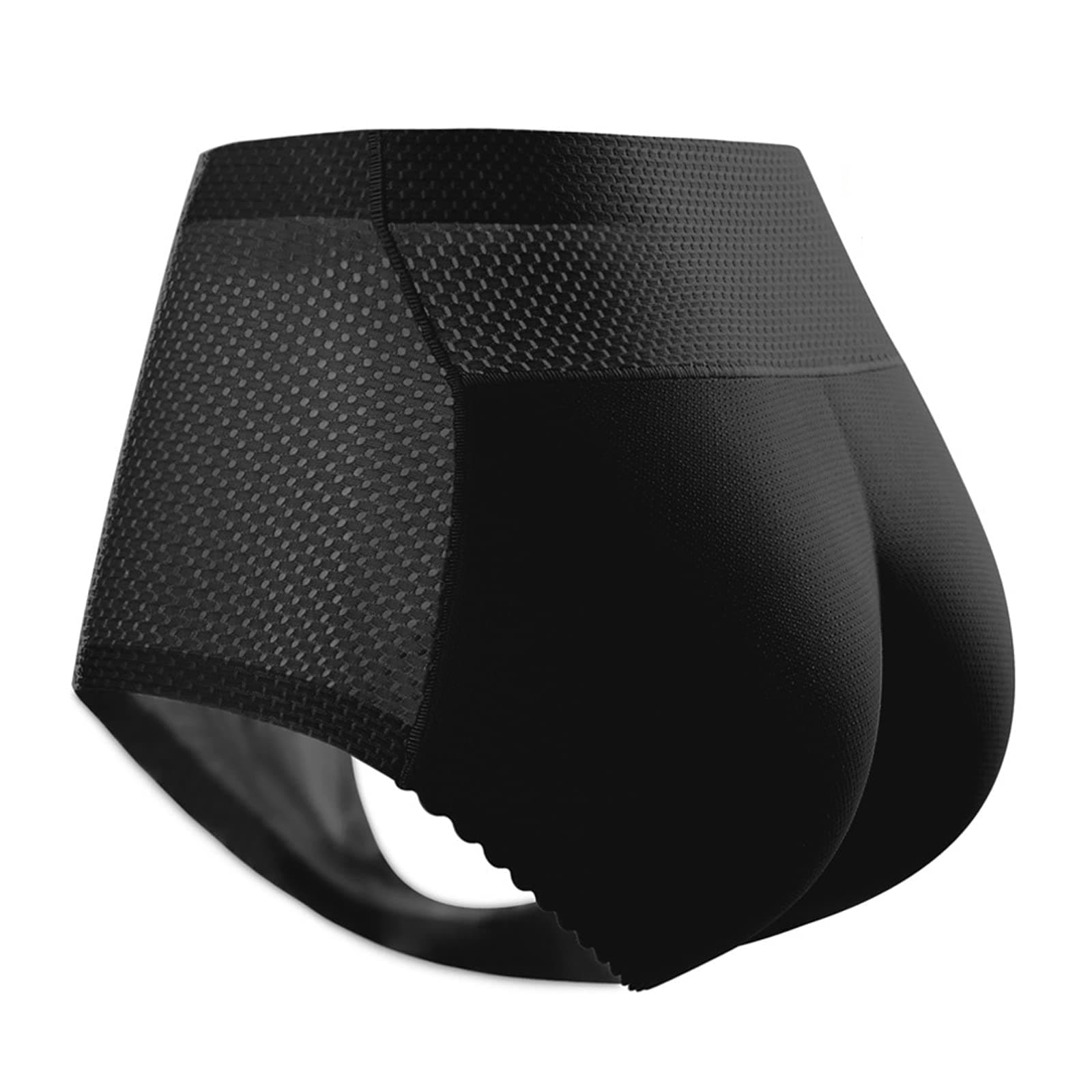 JyllythyWomen Butt Lifter Panties,Ass Lifter Padded Panties Seamless Hip Enhancer Body Shaper Underwear Briefs For Women (Black,S)