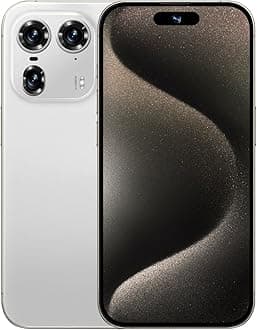 A15 Pro Max 2025 Unlocked Android Phone 6.8" FHD+Display 108MP+48MP Dual Camera 6800mAh Battery|Android 13|FaceID&DualSIM 8GB+256GB(White)