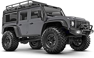 Traxxas TRX-4M 1/18 LD Land Rover Defender Scale Crawler Silver with 4WD RTR Battery / Charger
