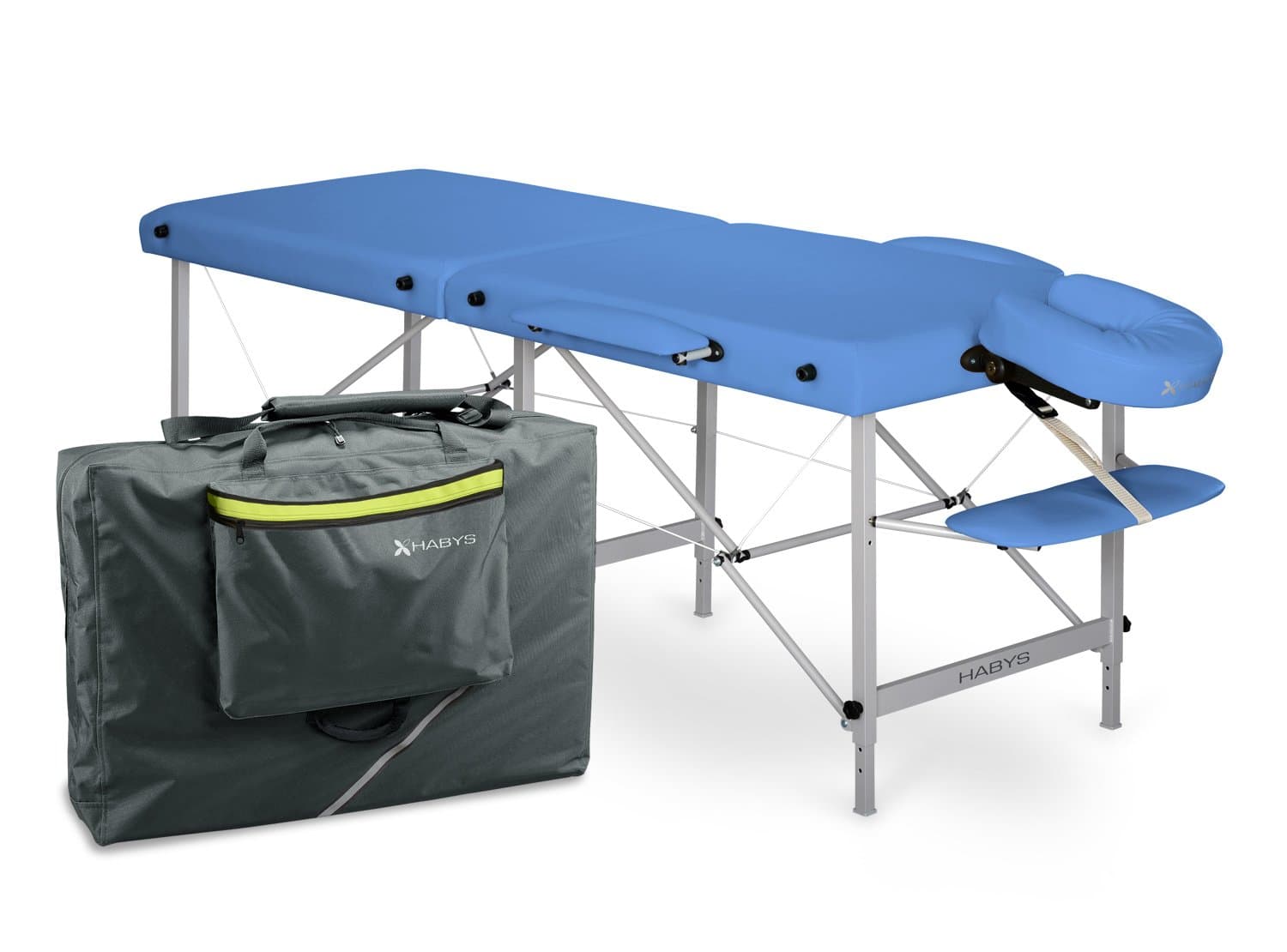 Medmal 60 Aluminium Portable Massage Table Package, Blue