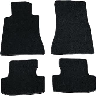 OEM Carpet Floor Mats for Ford Mustang 2008-2014 Anti-Slip Luminous Logo Full Coverage All-Weather Easy to Install and Clean