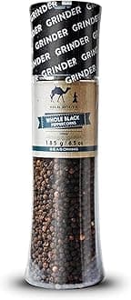 Silk Route Spice Company Whole Black Pepper Giant Spice Grinder - 185g