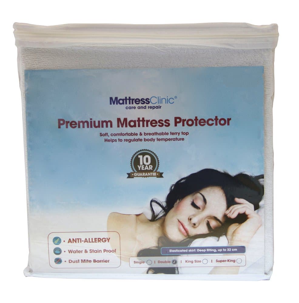 Premium Mattress Protector - 100% Water & Stain Proof (Double)