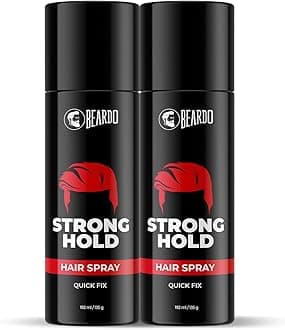 Beardo Strong Hold Hair Spray, 192 ml (Pack of 2) | Hair Spray for Men | Hair Styling | Hair Setting Spray | Hair Fixing Spray | Strong Hold | Natural Shine