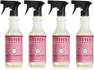 Mrs. MEYER'S Multi-Surface Cleaner, Peppermint, 16 OZ (Pack of 4)