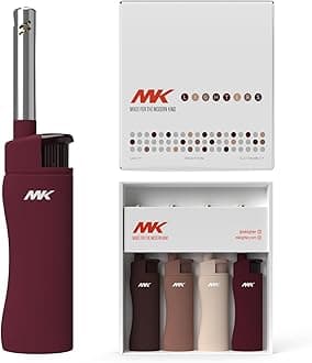 - MK Candle Lighter, Butane Refillable Wind-Resistant Flame, 4-Pack for BBQ, Camping, Outdoor Use (Neutral-4PC)