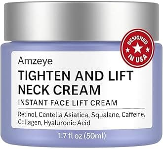 Tighten and Lift Neck Cream, Instant Face Lift Cream, 1.7 fl oz, Firming Fine lines, Loose & Sagging On Face, Decollete & Other Skin Areas