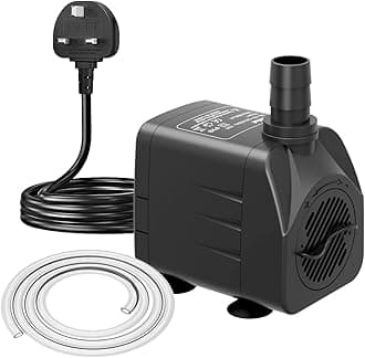 Knifel Submersible Pump 750L/H 16W Dry Burning Protection with Ultra Quiet Design 1.6m High Lift for Fountains, Hydroponics, Ponds, Aquariums & More……
