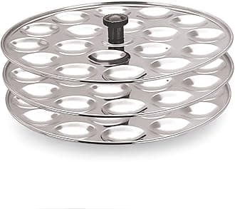 Mini Idli 3 Plates Stainless Steel Idli Stand/Idli Maker Makes 54 Mini Idlis at Once. (3 Plate Mini Idli)