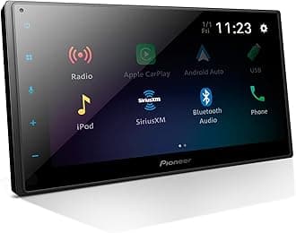 Pioneer DMH-1600NEX 6.8" Double-Din Digital Multimedia Receiver - Built in Bluetooth, Wired Apple CarPlay and Android Auto, Touchscreen, Rear Camera Input