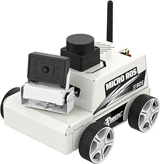 Yahboom MicroROS Robot Car ROS2 AI SLAM Mapping Navigation AI Visual Recognition with ESP32 AI Module (AI Vision Edition) VM Software Not Support MAC