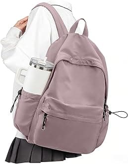 VECAVE Lightweight Casual Laptop Backpack Purse for Women,Travel Backpack with laptop compartment