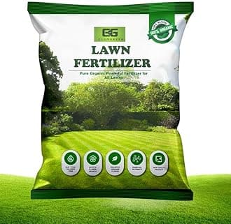 Elamgreen Grass Lawn Fertilizer | Slow-Release -Rich Formula for Lush, Green Lawn Growth | Easy Application for All Grass Types 3kg