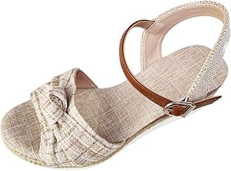 Cathalem Orthopedic Sandals for Women,Women Walking Slippers with Arch Support Wedge Sandals Summer Dressy