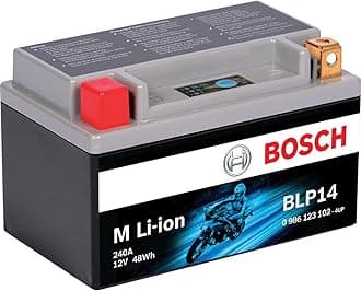 BOSCH BLP14 - Group 14-12V Lithium Battery - Powersport Li-ion Phosphate - 120A for Motorcycles, ATV/UTV, Snow Mobiles, Personal Watercrafts, Scooters and Jet Skis - 5.91″ x 3.43″ x 5.63″