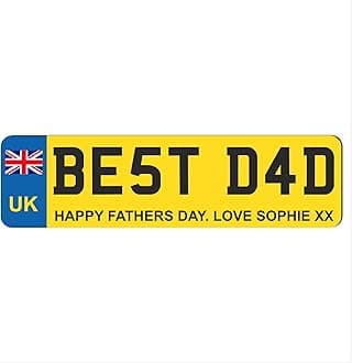 Personalised Plate Style Decorative Plaque – Custom Text Sign in MDF or Acrylic – Novelty Gift for Home or Office Just Passed Novelty Signs (UK Design, Mdf Wood Medium 25cm)