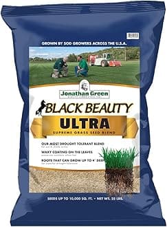 Jonathan Green (10323) Black Beauty Ultra Grass Seed - Cool Season Lawn Seed (25 lb)