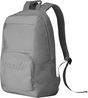 Light grey Travel Laptop Backpack,15.6 Inch Work Business Backpacks,Large Capacity Bag Bookbag for Casual Daypack for Travel,Casual backpack