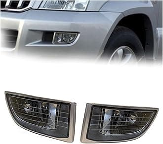 Halogen Fog Light Headlight Compatible With Toyota Land Cruiser Prado 120 2002-2009