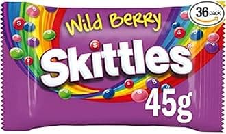 Skittles Wild Berry Flavour Candy Pack of 36, x 45 g