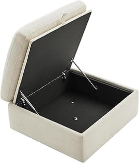 CHITA Modular Sectional Sofa, FSC Certified L Shaped Couch with Reversible Chaise, Modular Sectional Couch for Small Space, 78 Inch Width, 3 Seat Modular Sofa with Storage Ottoman, Linen