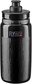 Fly 550ml Bottle (Black, Textured) – Ultra-Lightweight Sports Drink Bottle with Push-Pull Valve