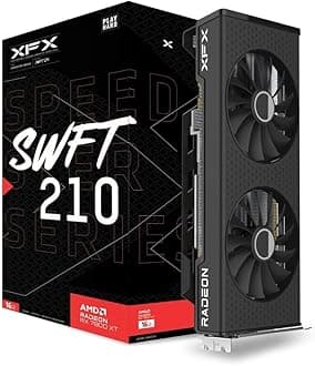 XFX Speedster SWFT210 Radeon RX 7800XT Gaming Graphics Card 16GB GDDR6 HDMI 3xDP AMD RDNA 3 RX-78TSWFTFP