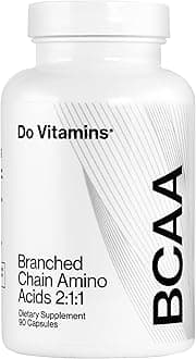 BCAA Capsules - Pure Vegan Branched Chain Amino Acids - 2100mg - 90ct