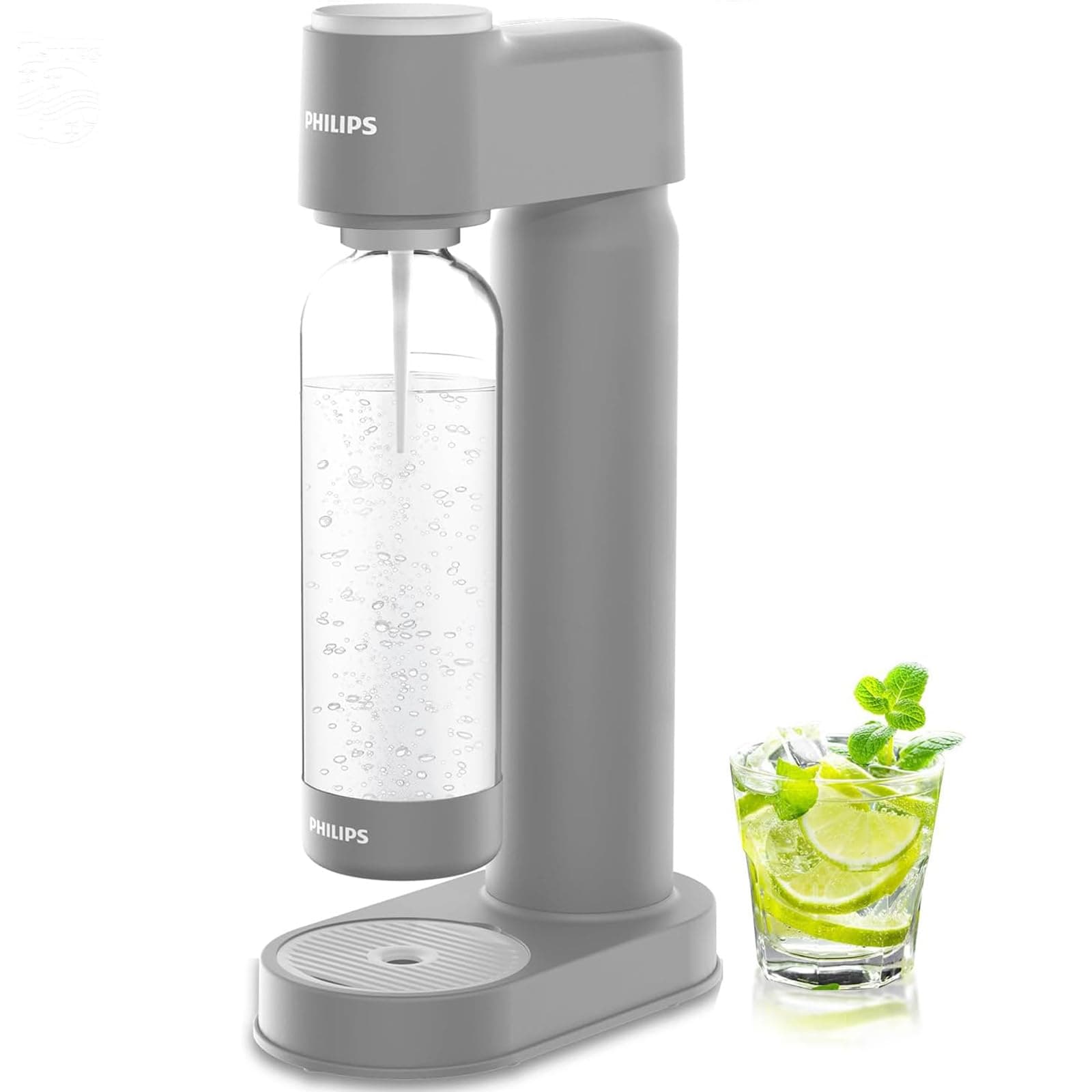 Sparkling Water Maker Soda Maker Soda Streaming Machine Quick Twist with 1L Carbonating Bottle, Seltzer Fizzy Water Maker, Compatible with Any Screw-in 60L CO2 Carbonator(NOT Included)