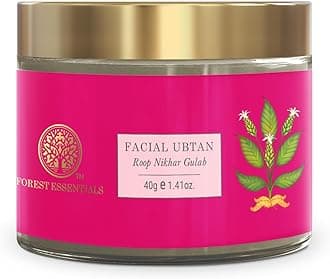 Facial Ubtan Roop Nikhar & Gulab | Ayurvedic Face Scrub for Dry Skin | Gentle Exfoliation for Smooth & Radiant Complexion
