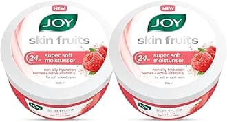 Super Soft Skin Cold Cream for 24 Hr Moisturization - Berries (2 x 200ml) - Lightweight & Oil Free Moisturizer For Instant Hydration | Non Sticky & Non Greasy Cream for Hands, Face & Body