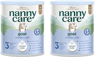 – Nannycare Goat Based Toddler Milk – Stage 3 (From 1-3 Years) | Baby Powder from Whole Goat Milk | Nutritionally Complete Formula for Combination or Bottle Feeding – 800g (2 Pack)