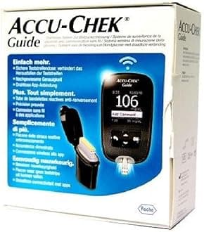 Accu-Chek GUIDE Kit MG/DL, Glucose Meter with 2-3 Years Battery Life